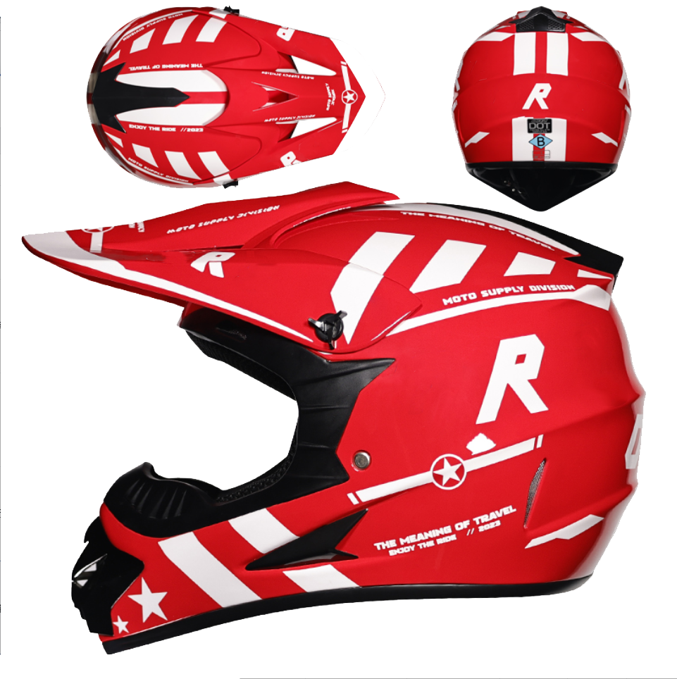 ATV kinder Crosshelm Dirt Bike Off-Road Riders Winter-Sicherheitshelm mit Sonnenbrille fullface helm kinder