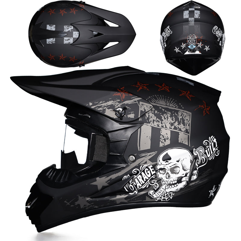 ATV kinder Crosshelm Dirt Bike Off-Road Riders Winter-Sicherheitshelm mit Sonnenbrille fullface helm kinder