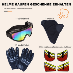 ATV kinder Crosshelm Dirt Bike Off-Road Riders Winter-Sicherheitshelm mit Sonnenbrille fullface helm kinder